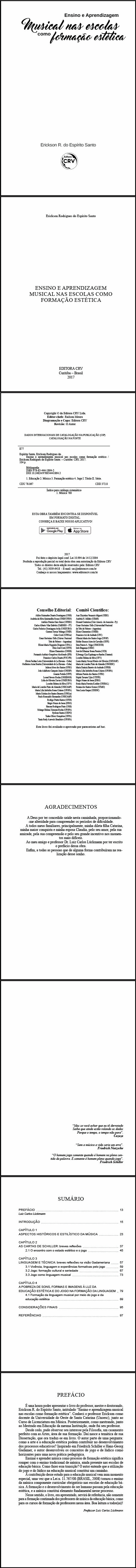 ENSINO E APRENDIZAGEM MUSICAL NAS ESCOLAS COMO FORMAÇÃO ESTÉTICA